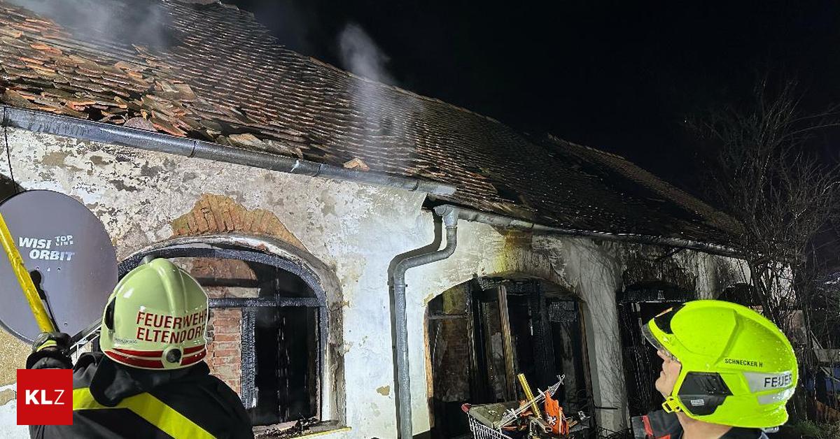 Haus Stand In Flammen Gro Brand Forderte Zwei Hunde Und Ein Katzenleben